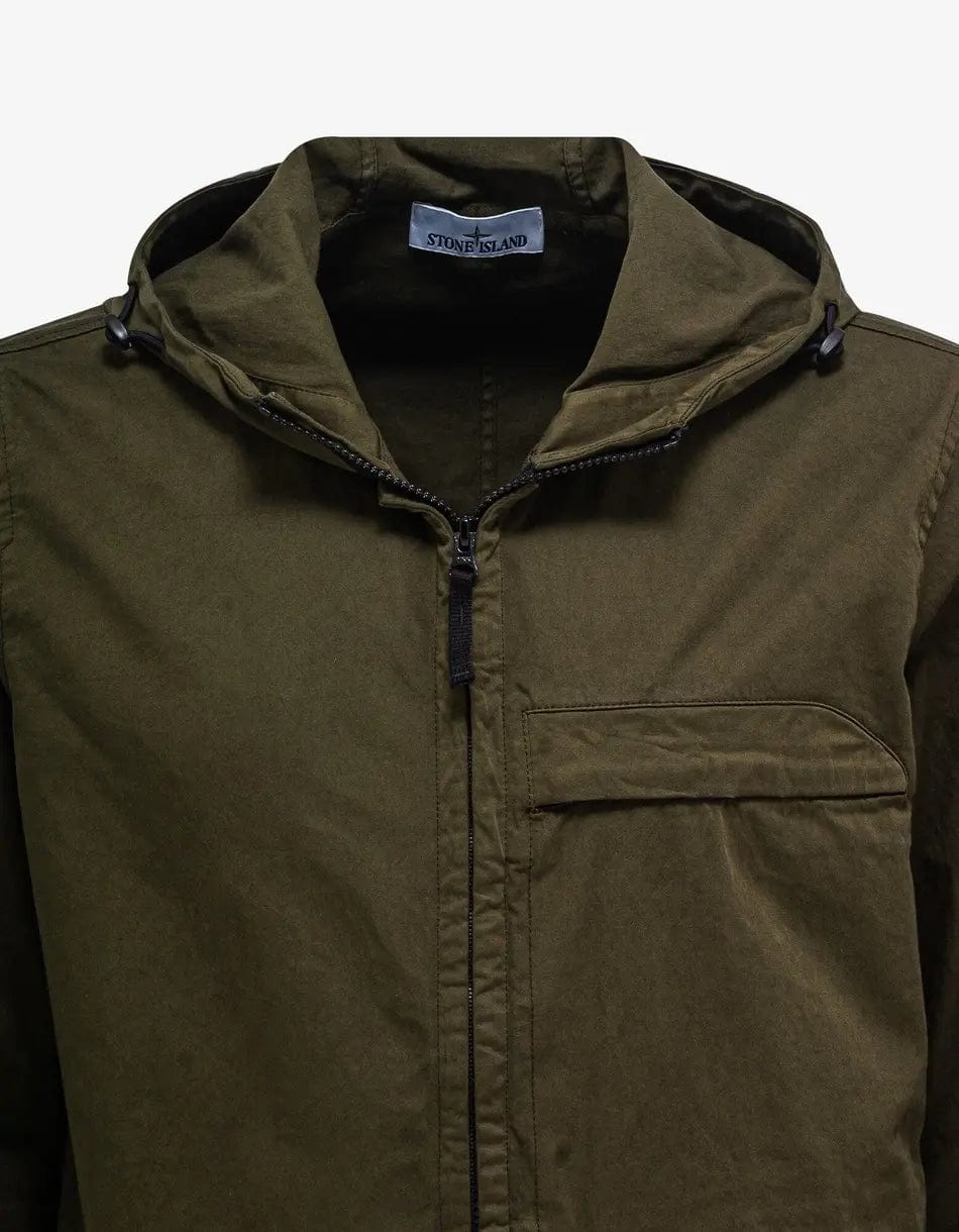 Stone Island Green Hooded Overshirt – Zoo Fashions Stone Island Green Hooded Overshirt – Zoo Fashions