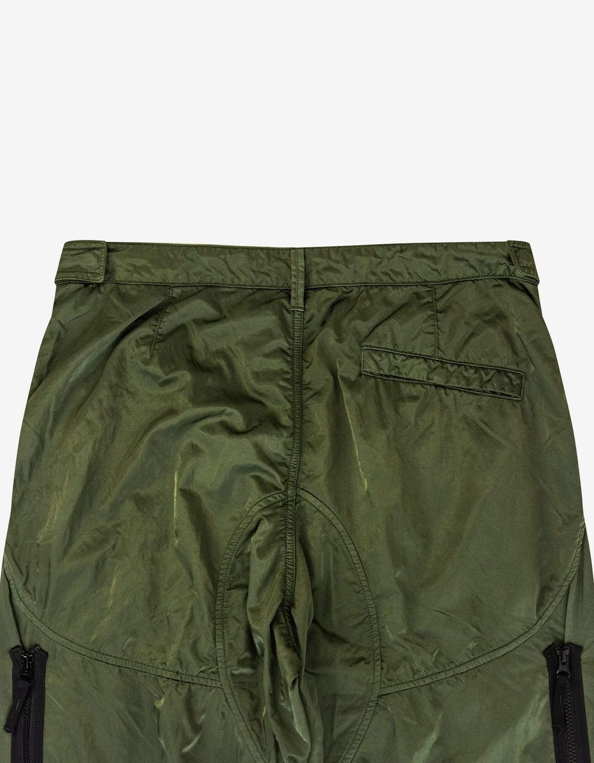 Stone Island Green Nylon Raso-TC Helicopter Pants