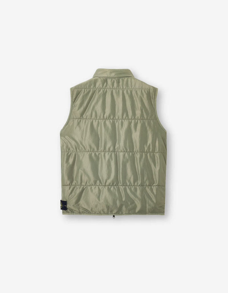 Stone Island Green Run-Proof Nylon Mesh-TC Gilet