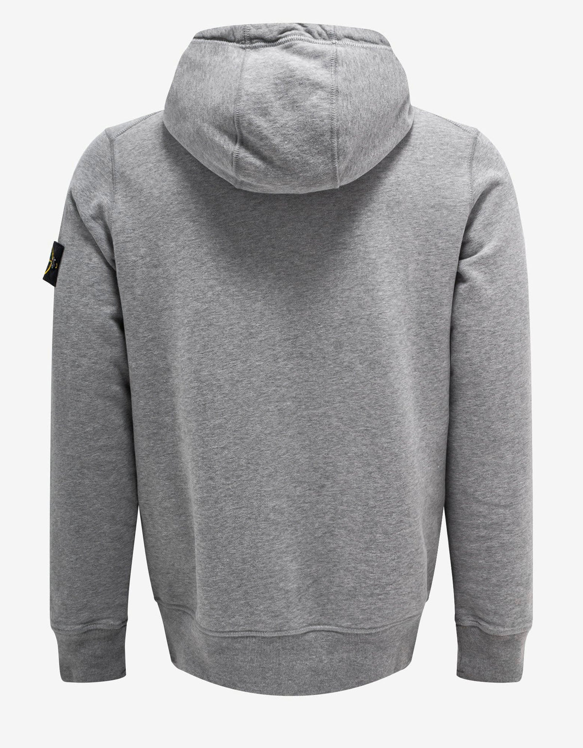 Stone Island Grey Compass Badge Hoodie