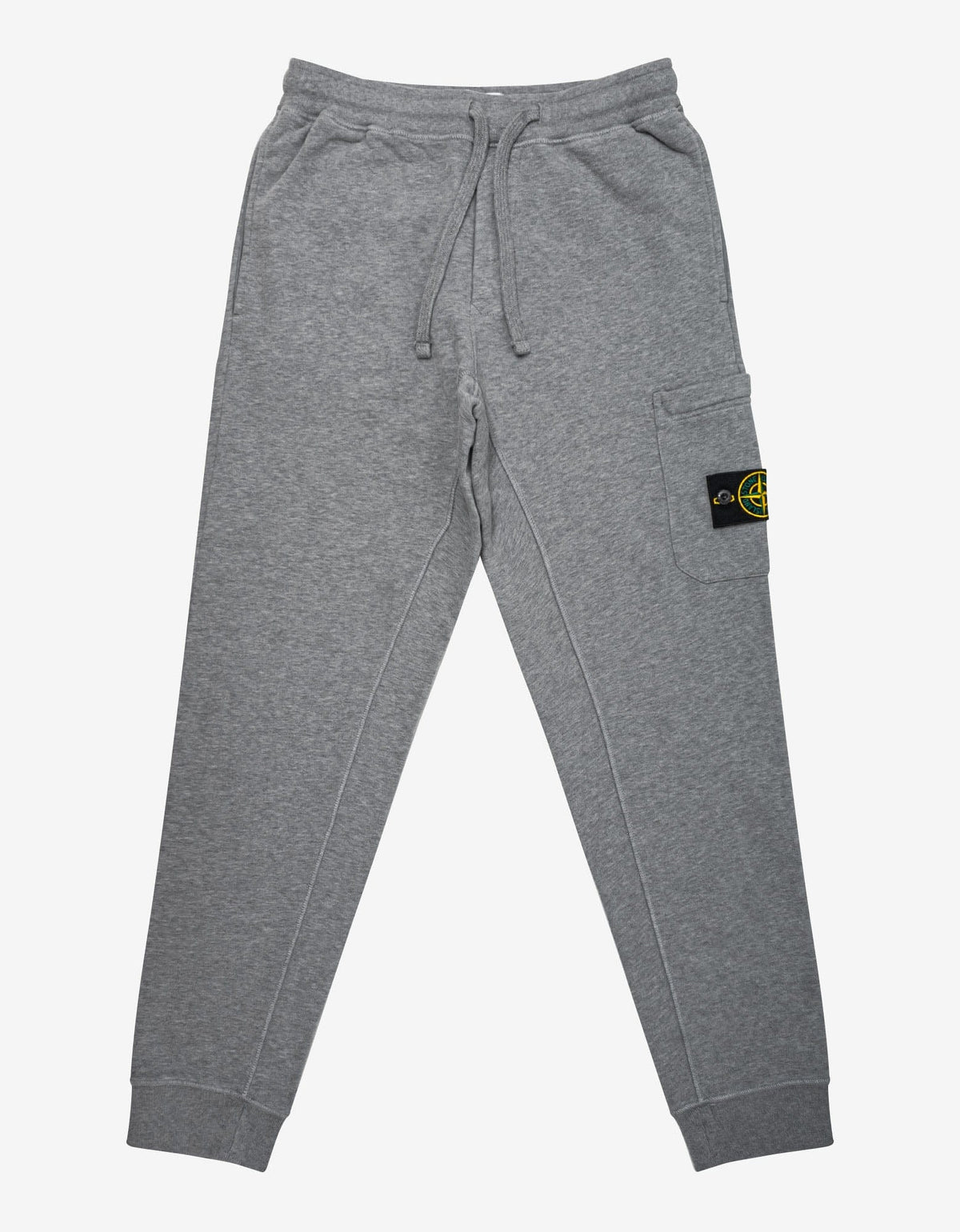 Stone Island Grey Compass Badge Sweat Pants