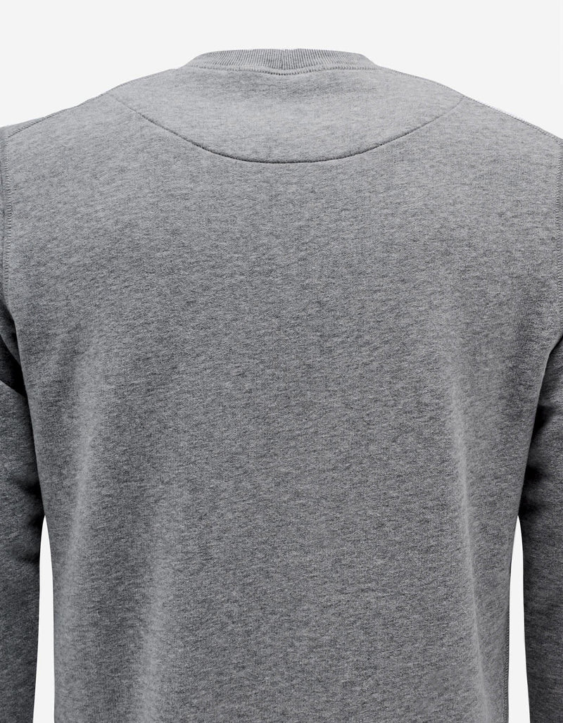 Stone Island Grey Compass Badge Sweatshirt