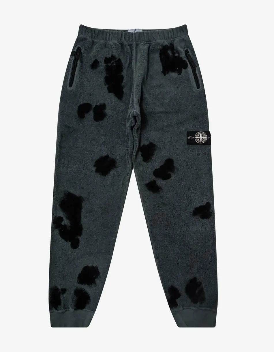 Stone Island Grey Garment Dyed Fleece Pants