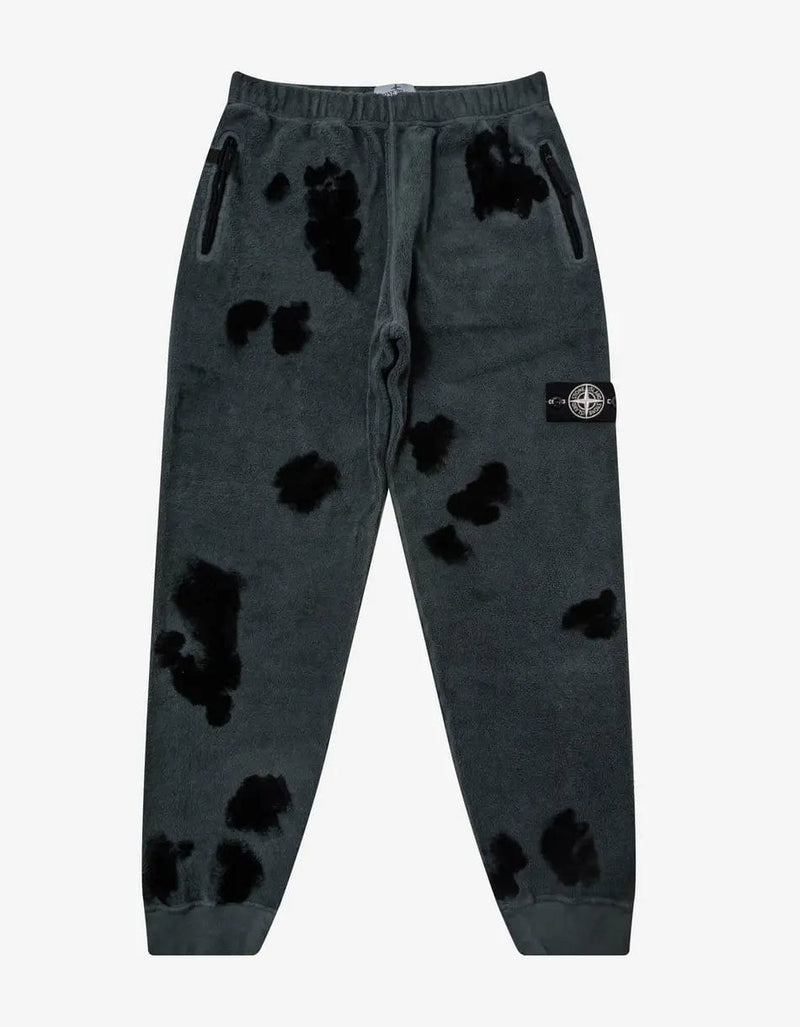 Stone Island Grey Garment Dyed Fleece Pants