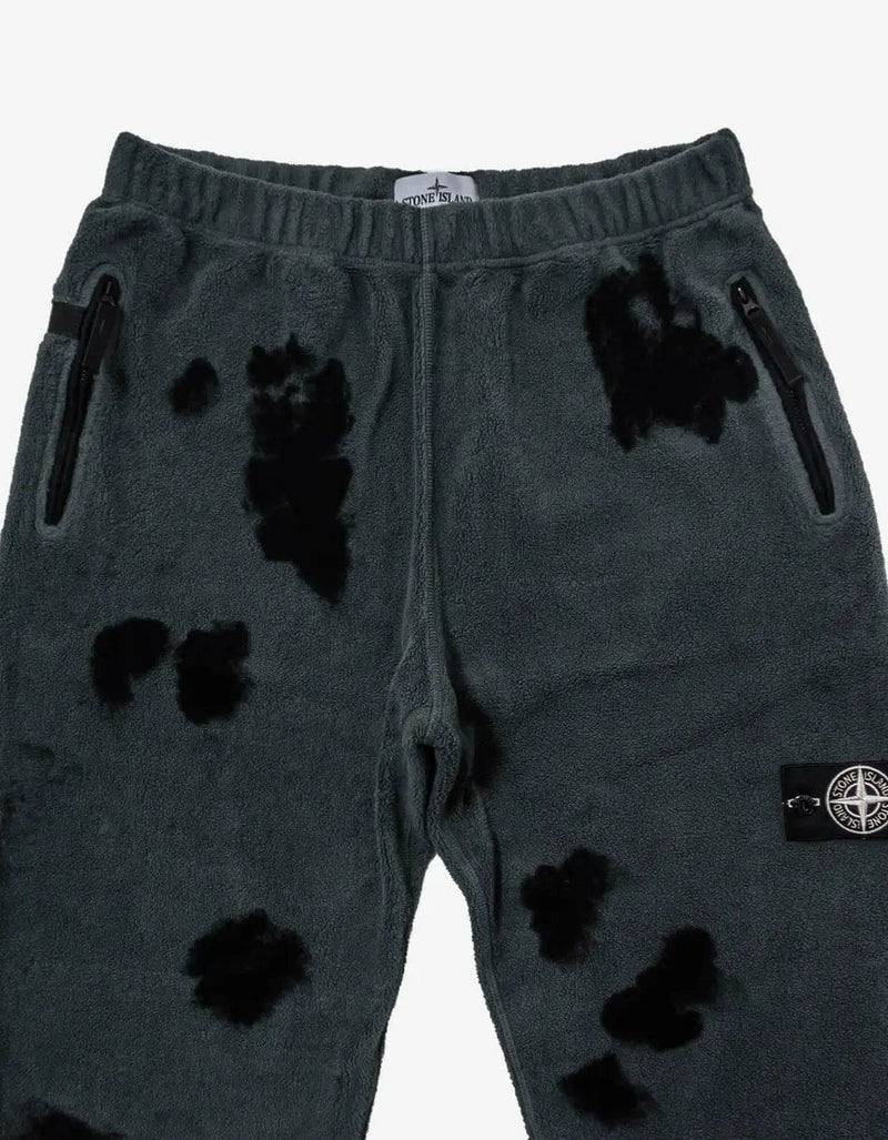 Stone Island Grey Garment Dyed Fleece Pants