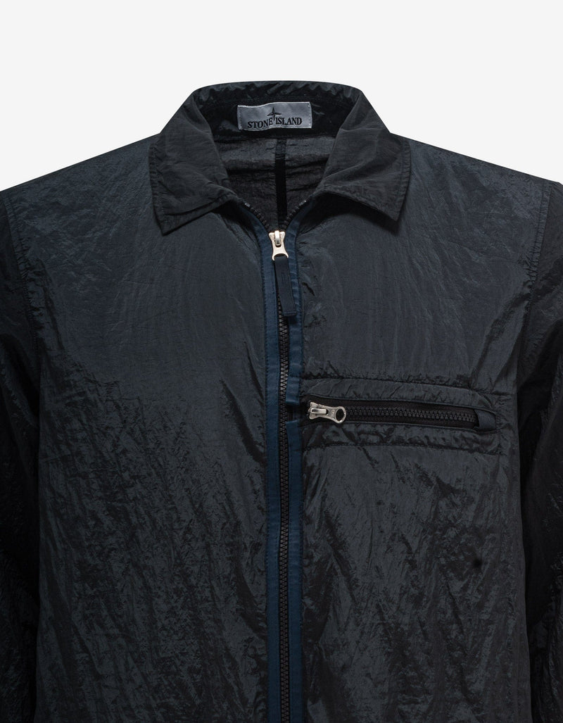 Stone Island Grey Nylon Metal Overshirt