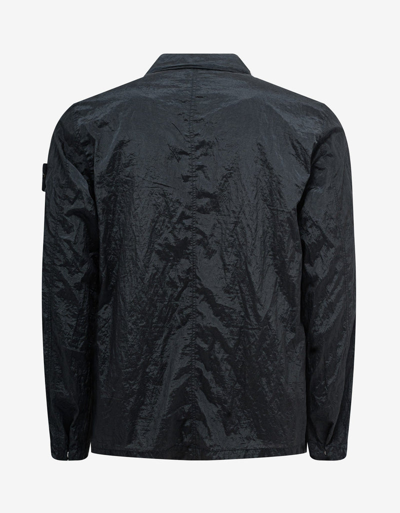Stone Island Grey Nylon Metal Overshirt