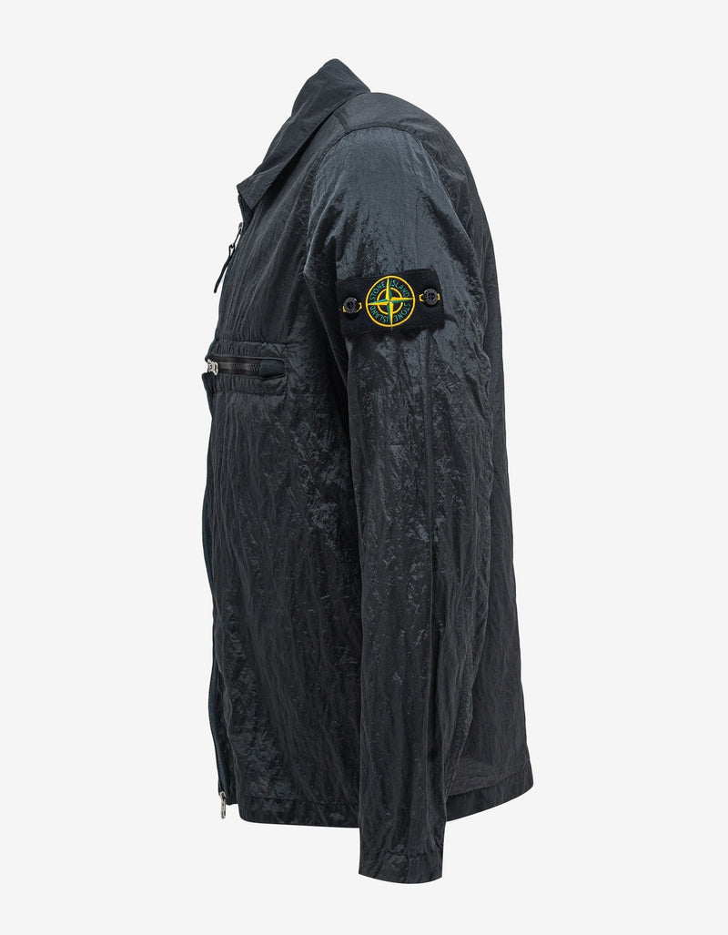 Stone Island Grey Nylon Metal Overshirt