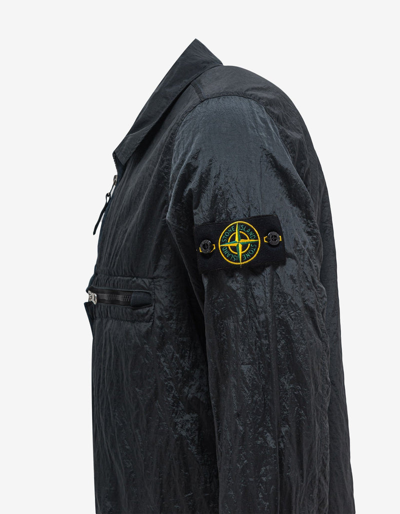 Stone Island Grey Nylon Metal Overshirt
