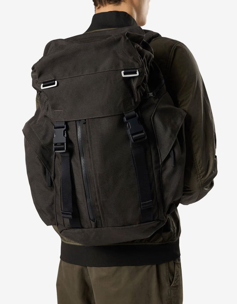 Stone Island Grey Resin Treated Cordura 1500 Backpack