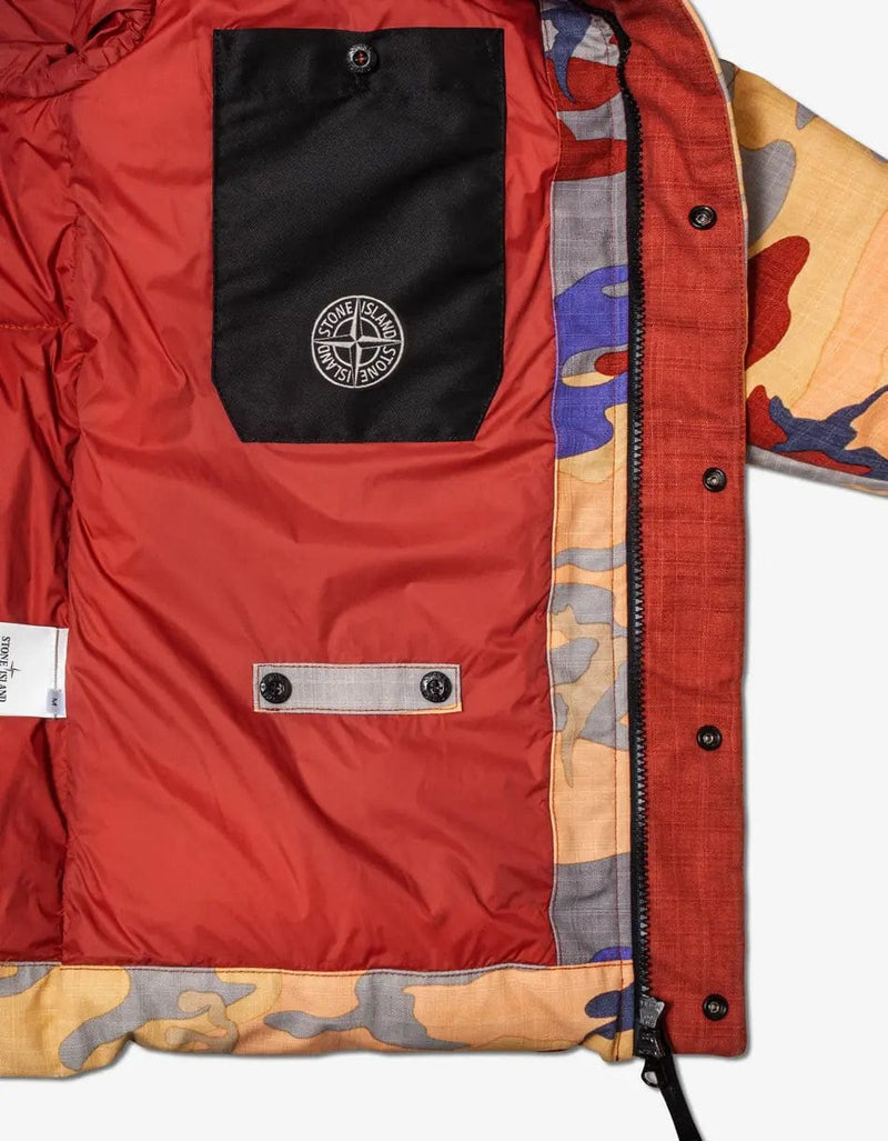 Stone Island Heritage Camo Ripstop Nylon Down Jacket