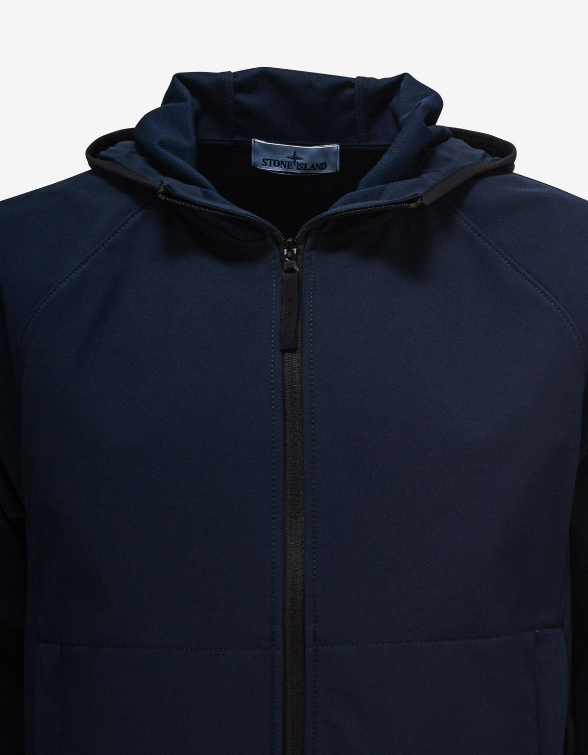 Stone Island Light Soft Shell-R_E.Dye Navy Blue Windbreaker