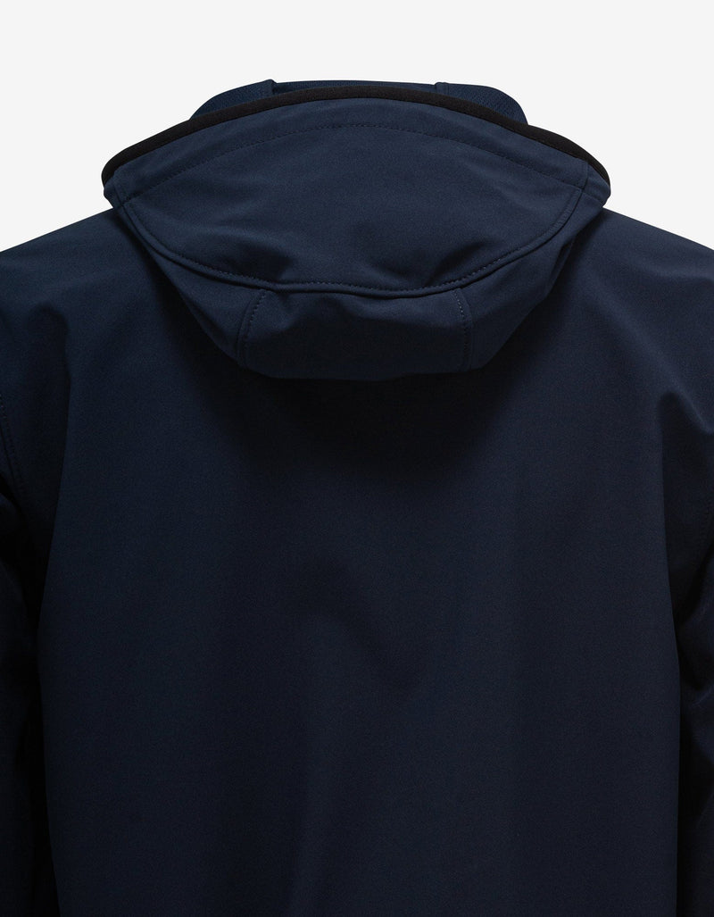 Stone Island Light Soft Shell-R_E.Dye Navy Blue Windbreaker