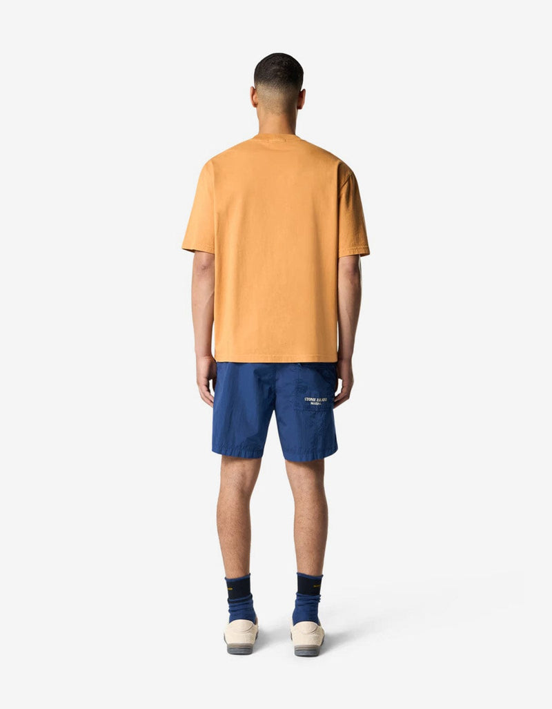 Stone Island Marina Orange Logo T-Shirt