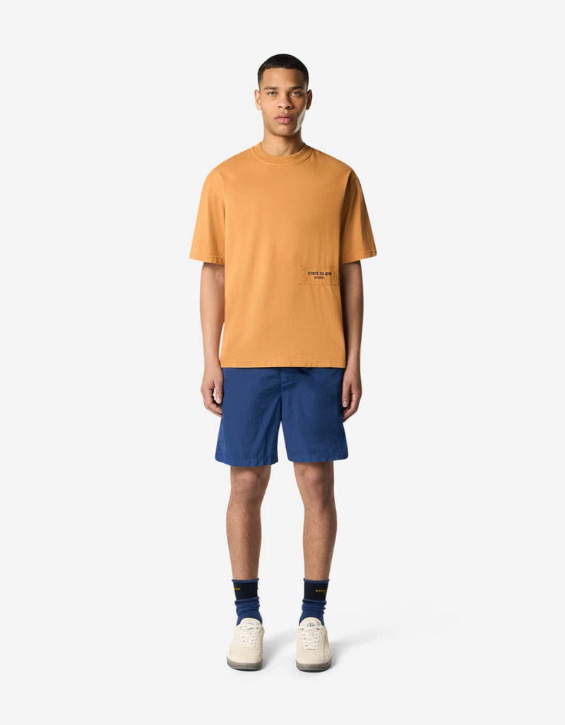 Stone Island Marina Orange Logo T-Shirt