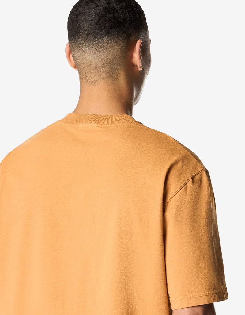 Stone Island Marina Orange Logo T-Shirt