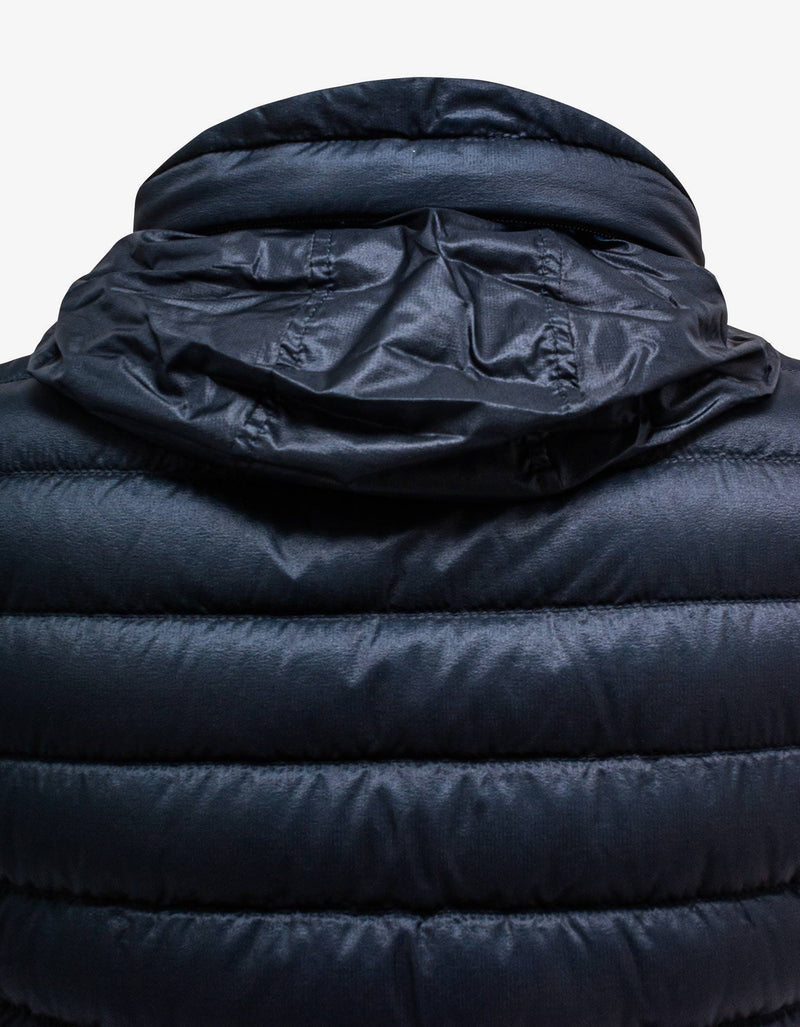 Stone Island Navy Blue Bio-Based Ripstop Nylon Down Gilet
