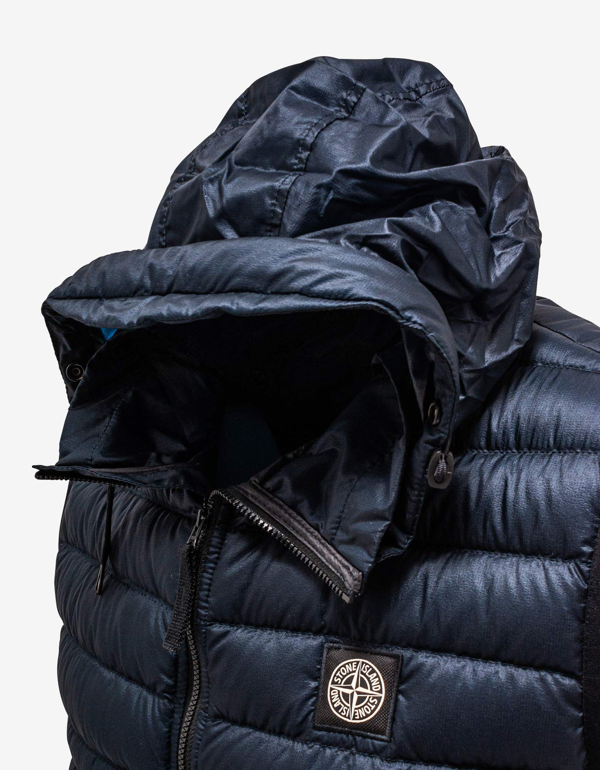 Stone Island Navy Blue Bio-Based Ripstop Nylon Down Gilet