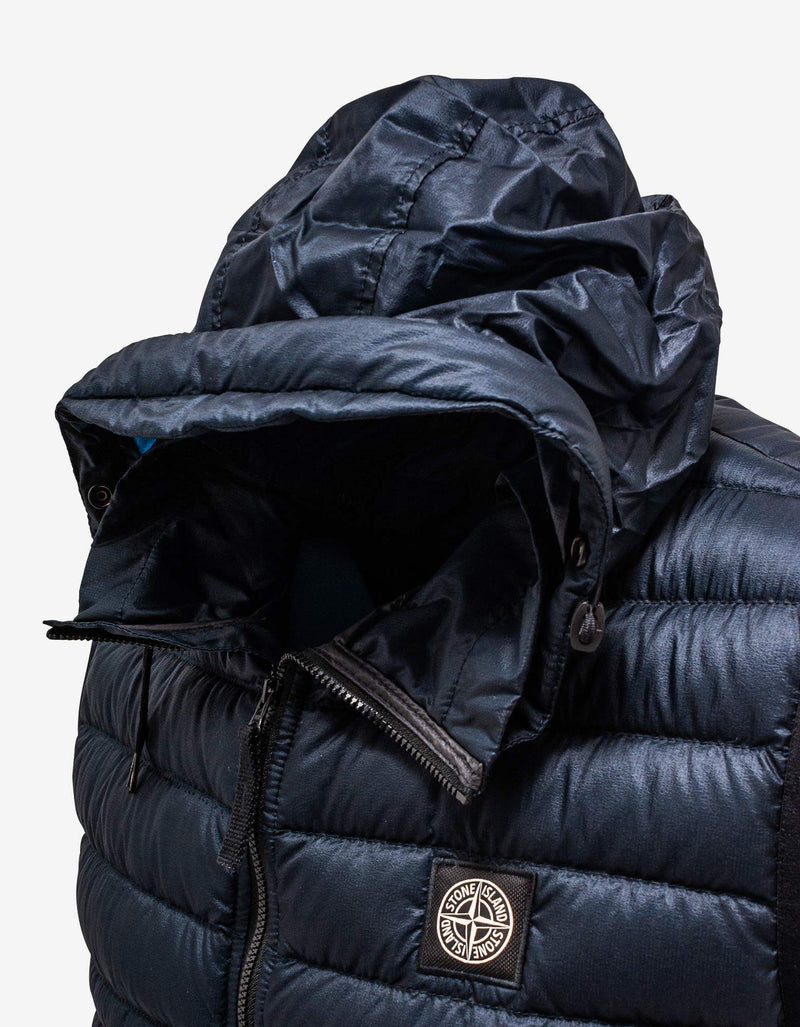 Stone Island Navy Blue Bio-Based Ripstop Nylon Down Gilet