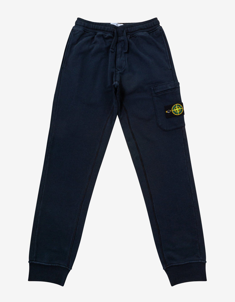 Stone Island Navy Blue Compass Logo Hooded Tracksuit