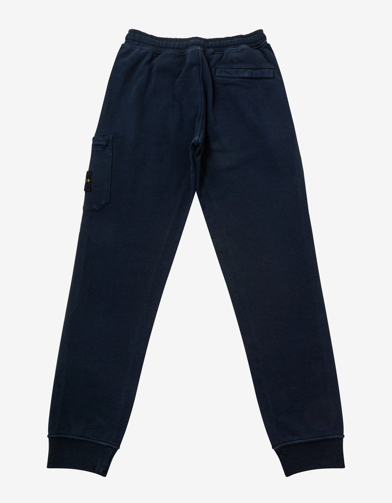 Stone Island Navy Blue Compass Logo Hooded Tracksuit