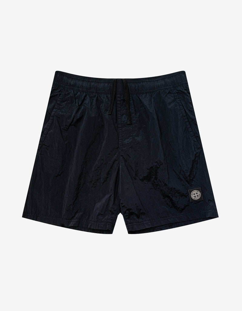 Stone Island Navy Blue Nylon Metal Swim Shorts