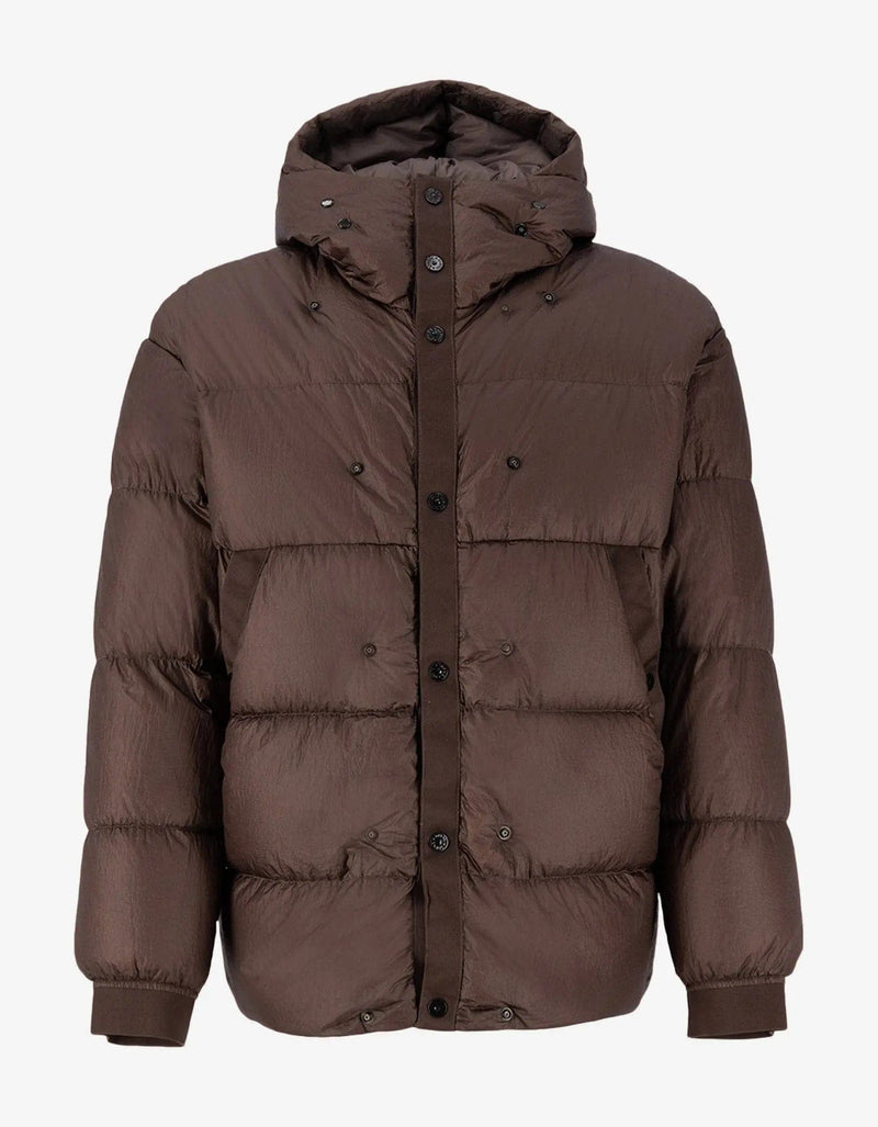 Stone Island Orange Poly Strata Ice Jacket