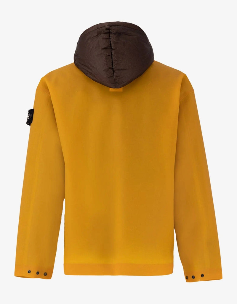 Stone Island Orange Poly Strata Ice Jacket