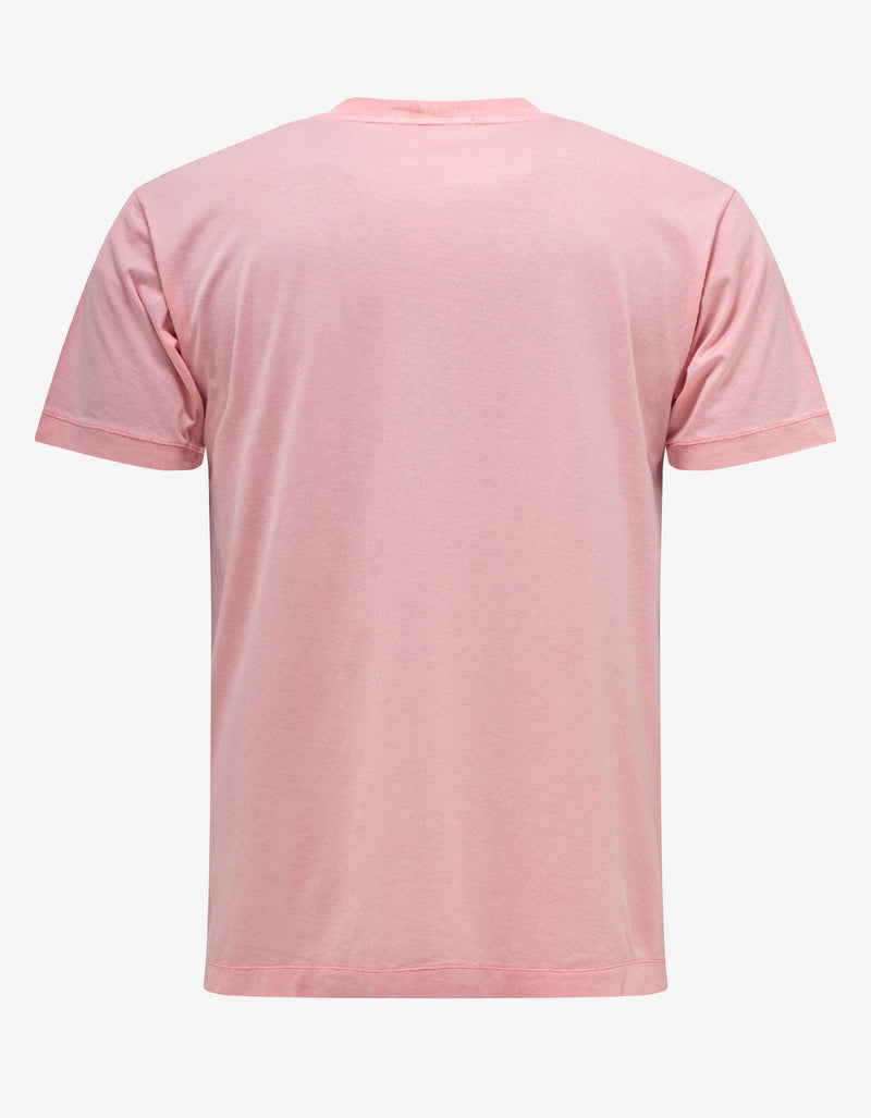 Stone Island Pink Compass Patch T-Shirt
