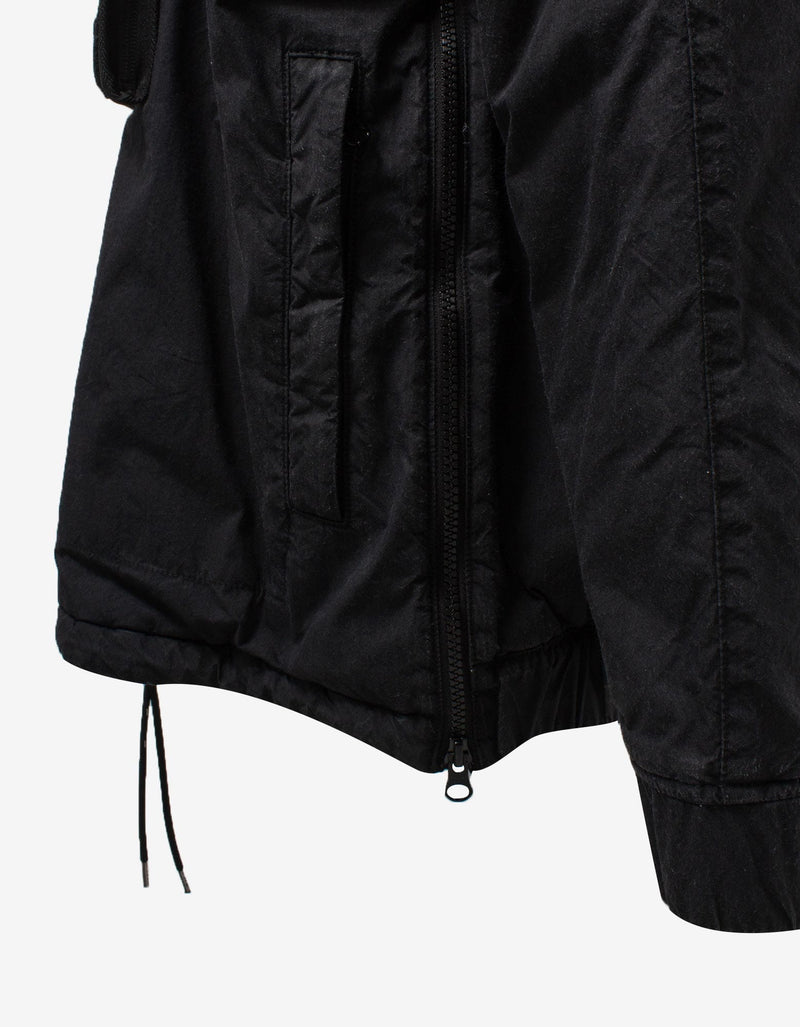 Stone Island Shadow Project Black Insulated Tactical Anorak