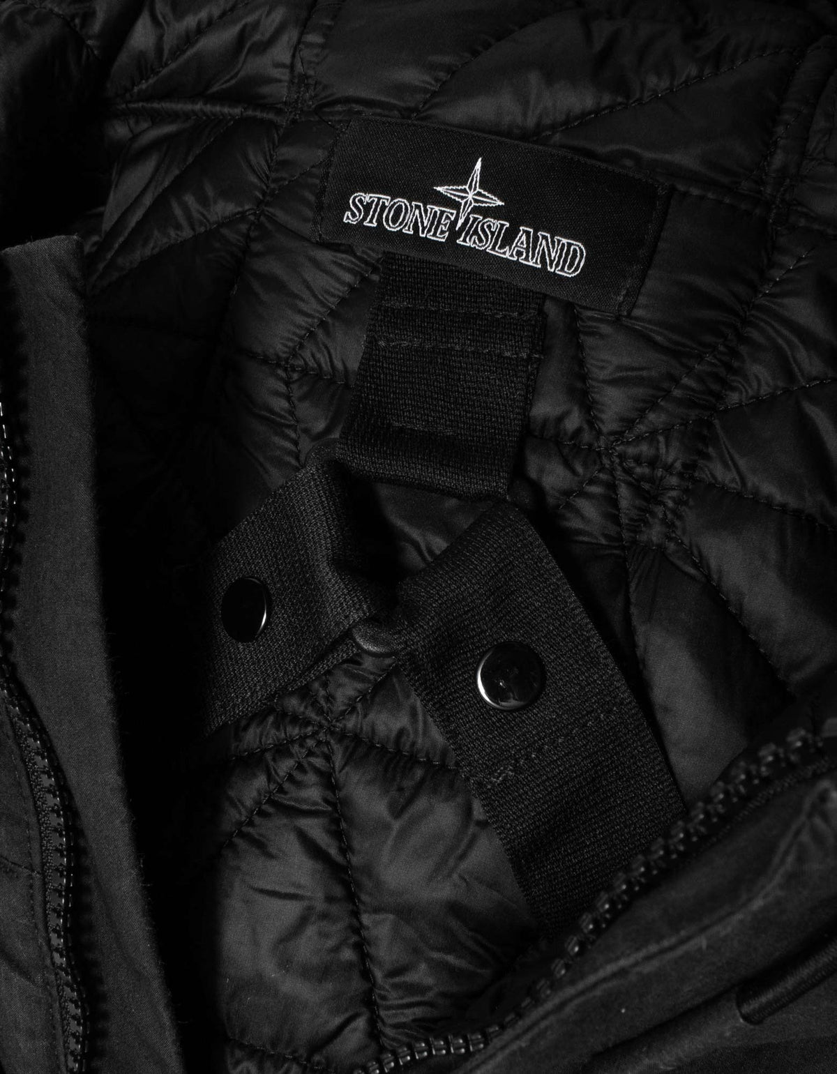 Stone Island Shadow Project Black Insulated Tactical Anorak
