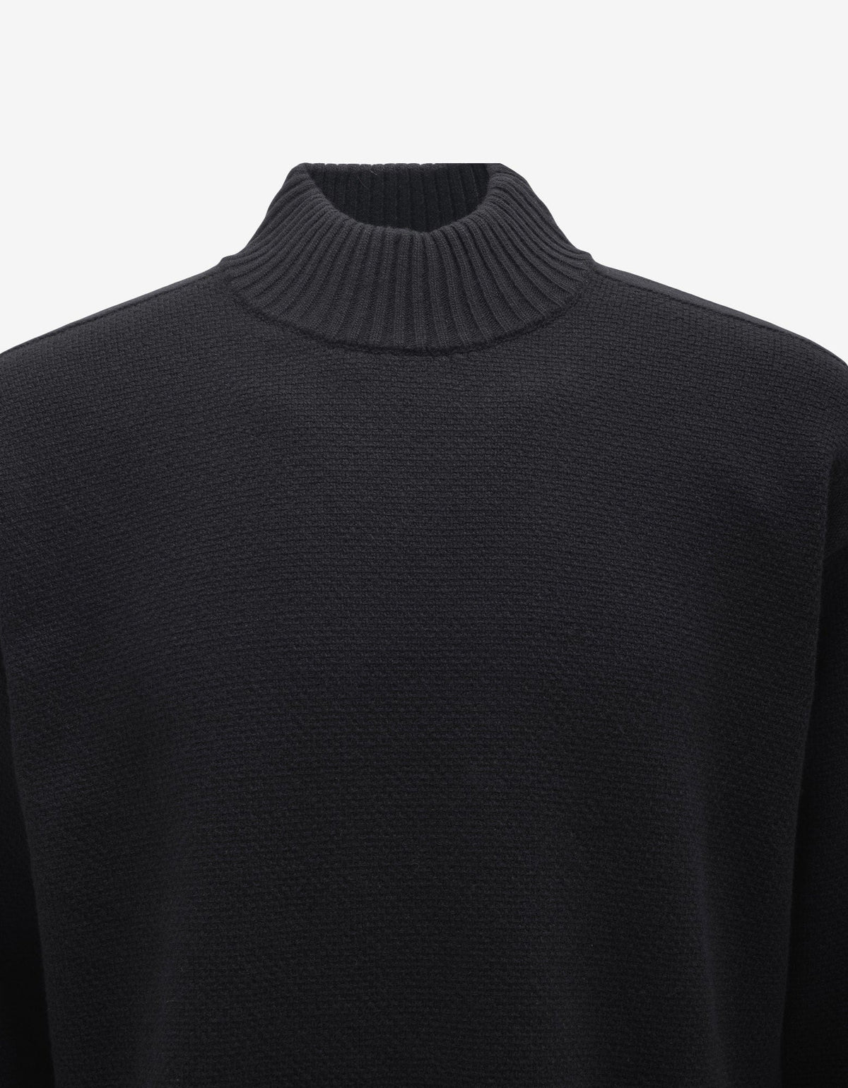 Stone Island Shadow Project Black Roll-neck Sweater