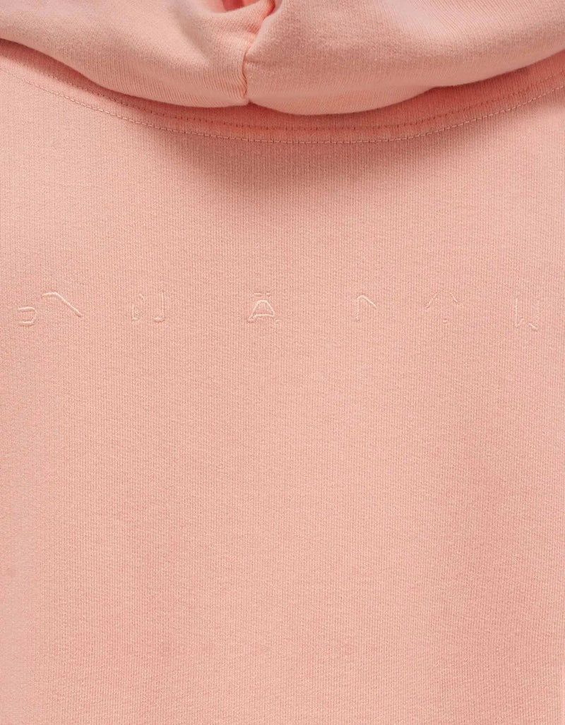 Stone Island Shadow Project Pink Embroidered Hoodie