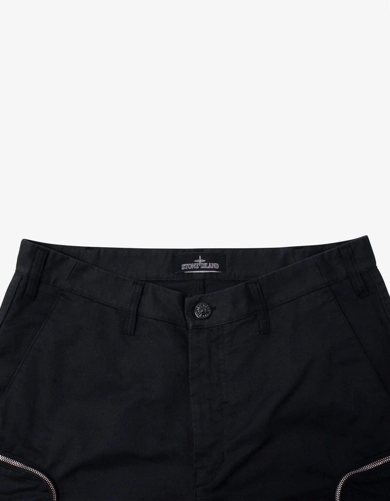 Stone Island Shadow Project Stone Island Shadow Project Black Bermuda Cargo Shorts