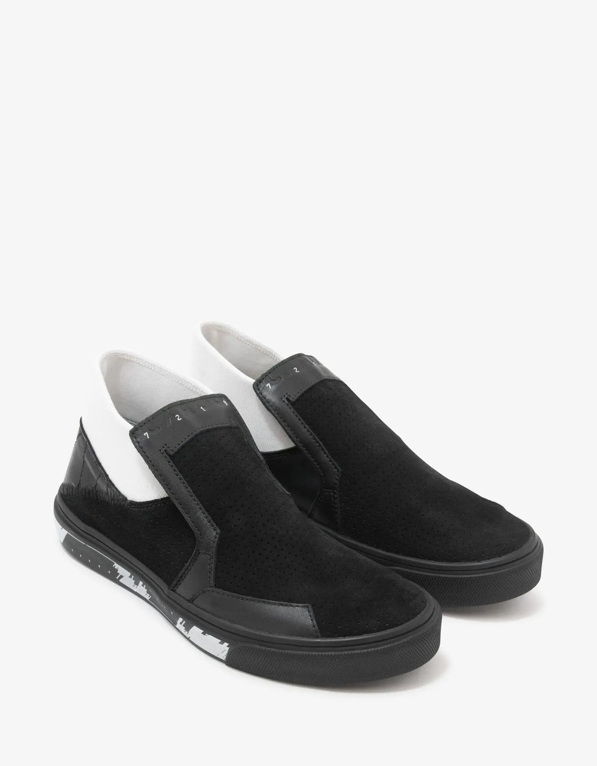 Leather Slip On Trainers