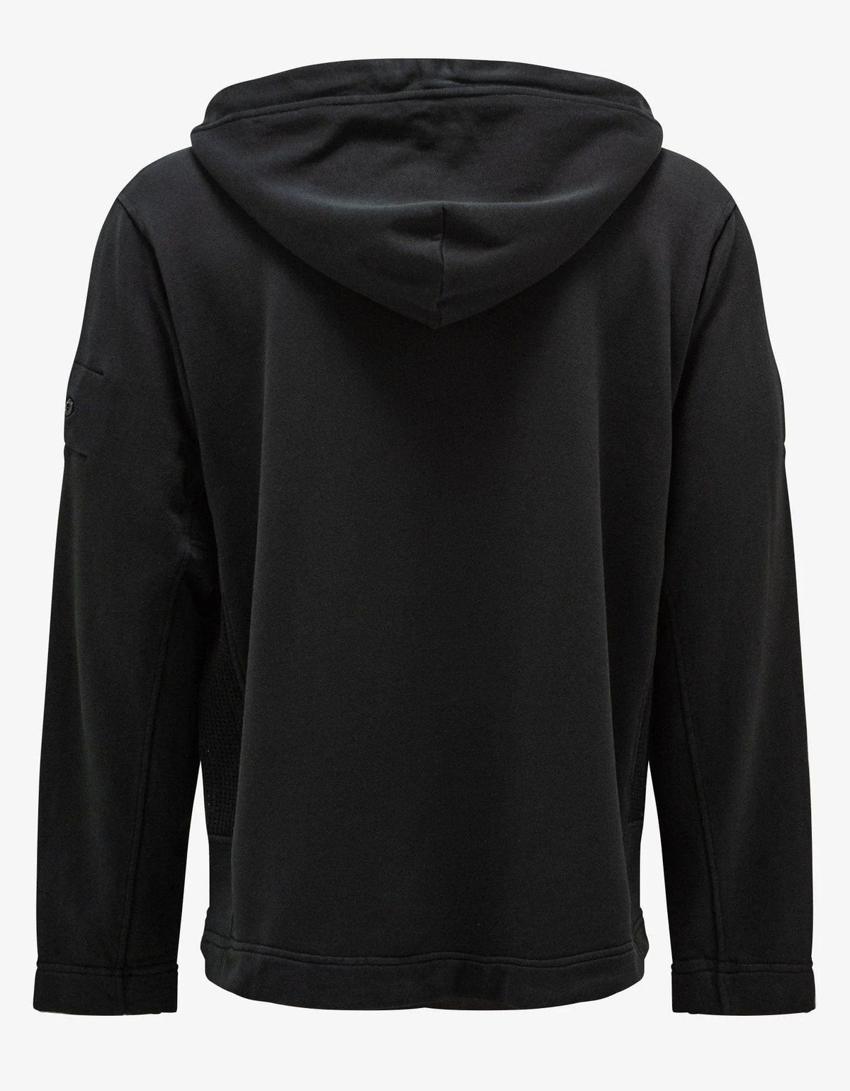 Stone Island Shadow Project Stone Island Shadow Project Black Mesh Detail Zip Hoodie