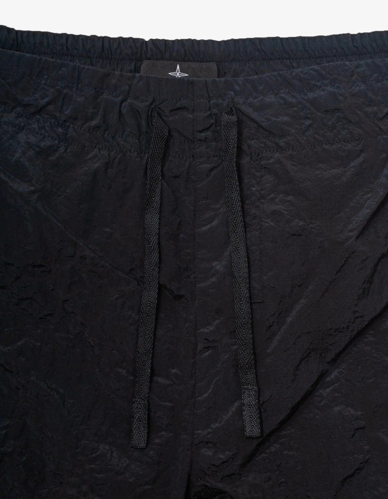 Stone Island Shadow Project Stone Island Shadow Project Black Nylon Metal Waffle Swim Shorts