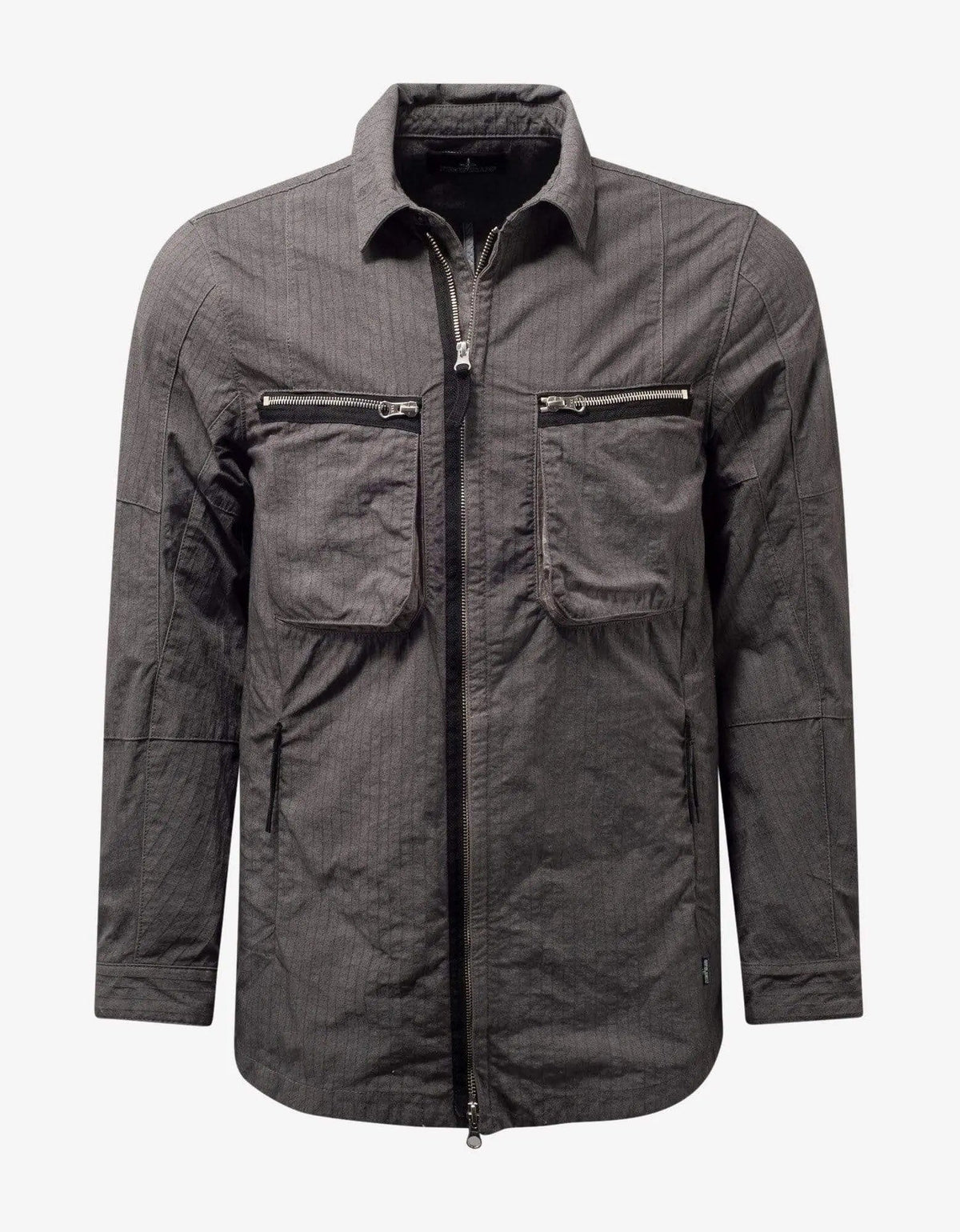 Stone Island Shadow Project Grey Naslan Ripstop Overshirt Stone Island Shadow Project Grey Naslan Ripstop Overshirt