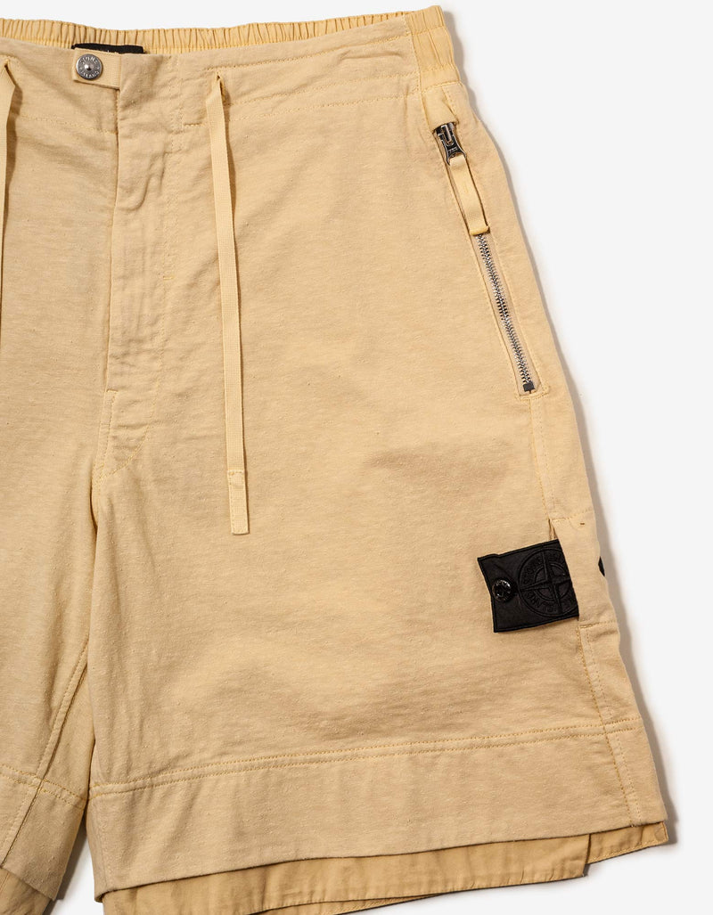 Stone Island Shadow Project Stone Island Shadow Project Khaki Bermuda Shorts