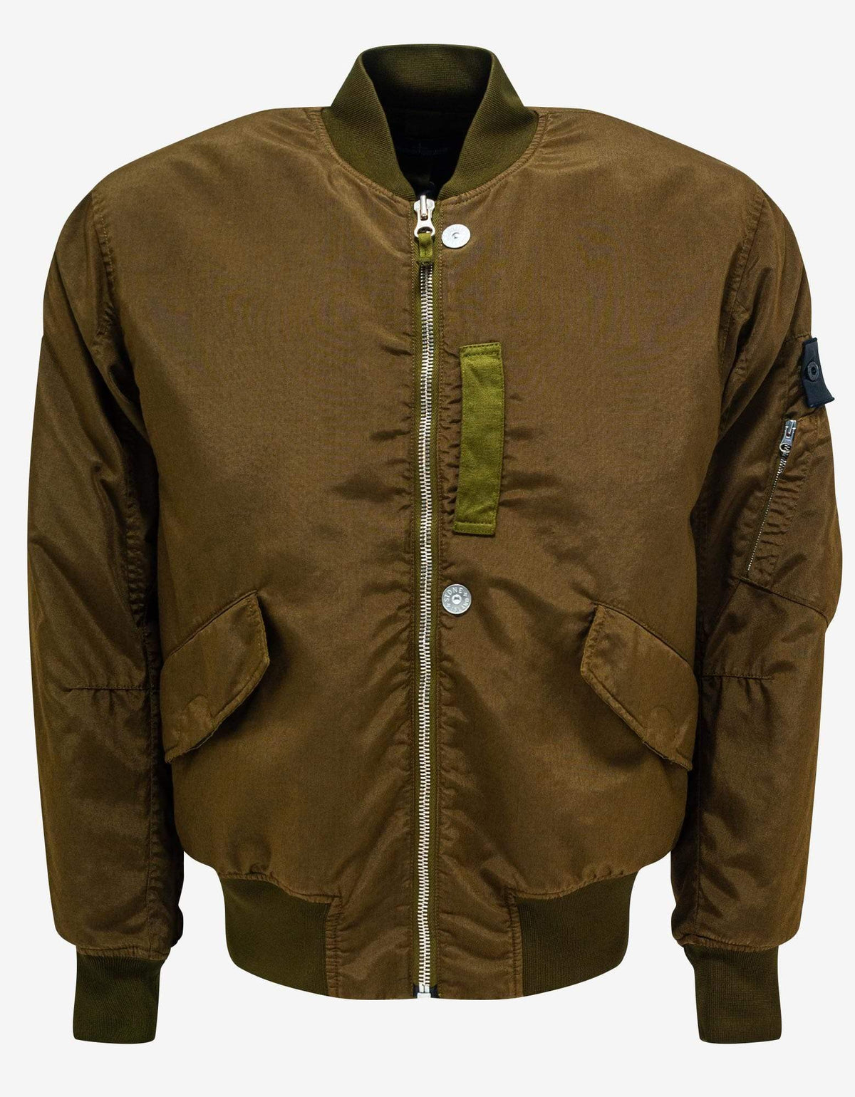 Stone Island Shadow Project Stone Island Shadow Project Khaki Hollowcore Poly Light Bomber Jacket