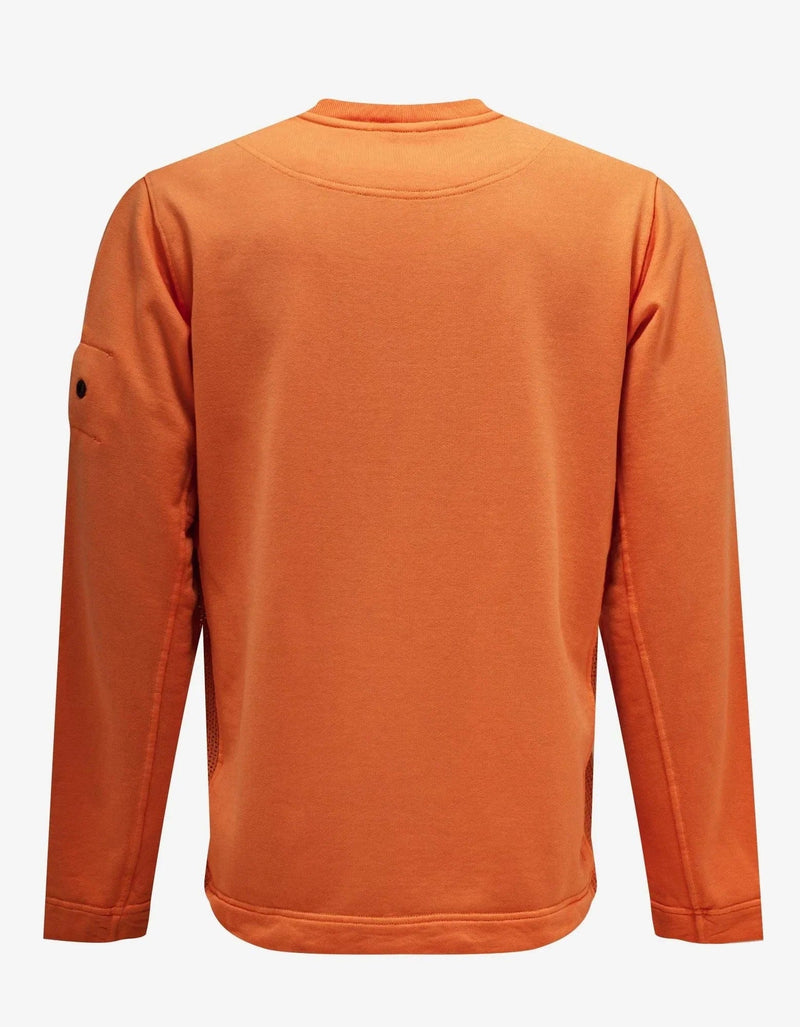 Stone Island Shadow Project Stone Island Shadow Project Orange Mesh Detail Sweatshirt