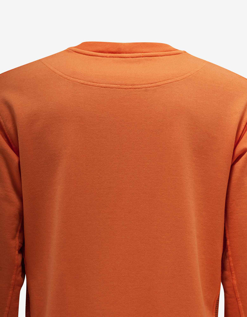 Stone Island Shadow Project Stone Island Shadow Project Orange Mesh Detail Sweatshirt