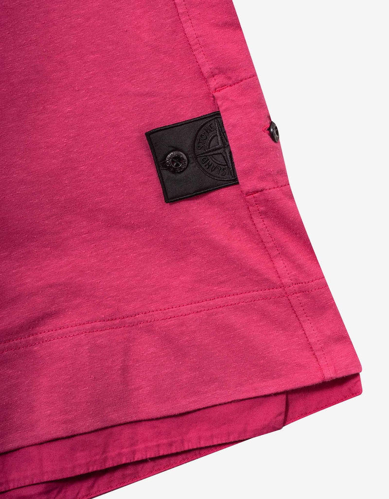 Stone Island Shadow Project Stone Island Shadow Project Pink Bermuda Shorts