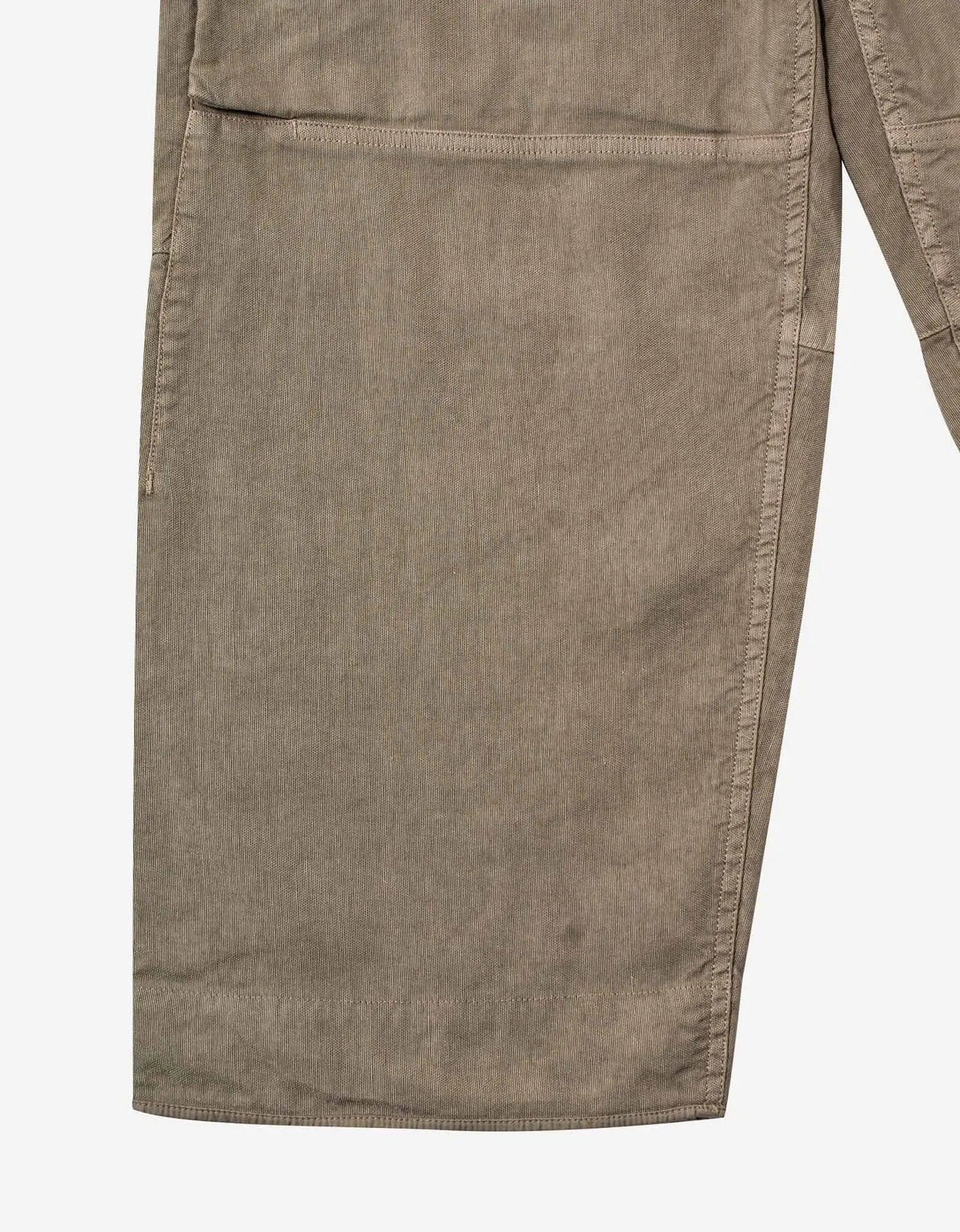 Stone Island Shadow Project Stone Island Shadow Project Sand Linen-Blend Cropped Trousers