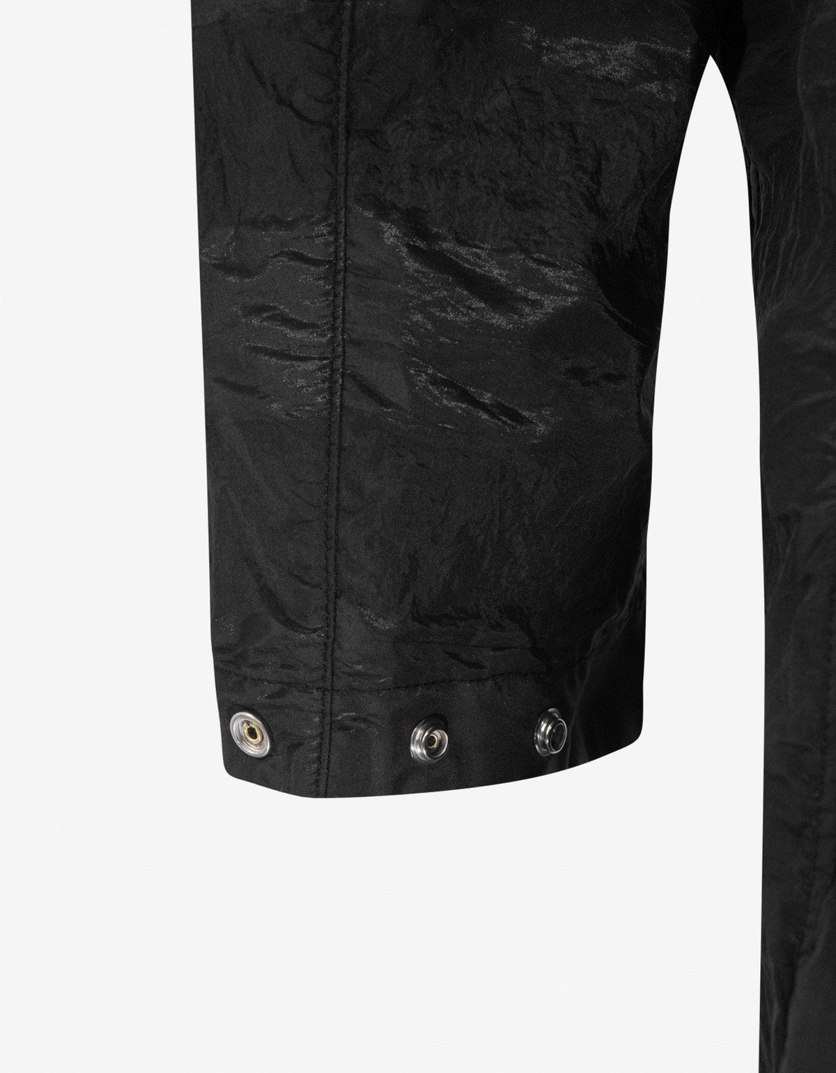 Stone Island Shadow Project Striped Nylon Metal Black Parka