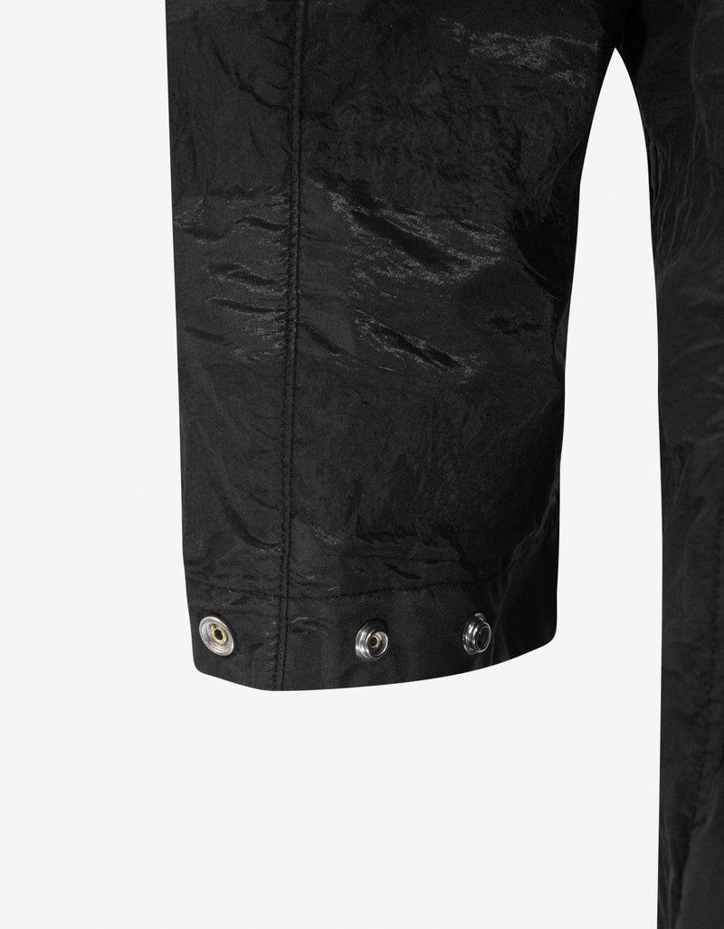 Stone Island Shadow Project Striped Nylon Metal Black Parka