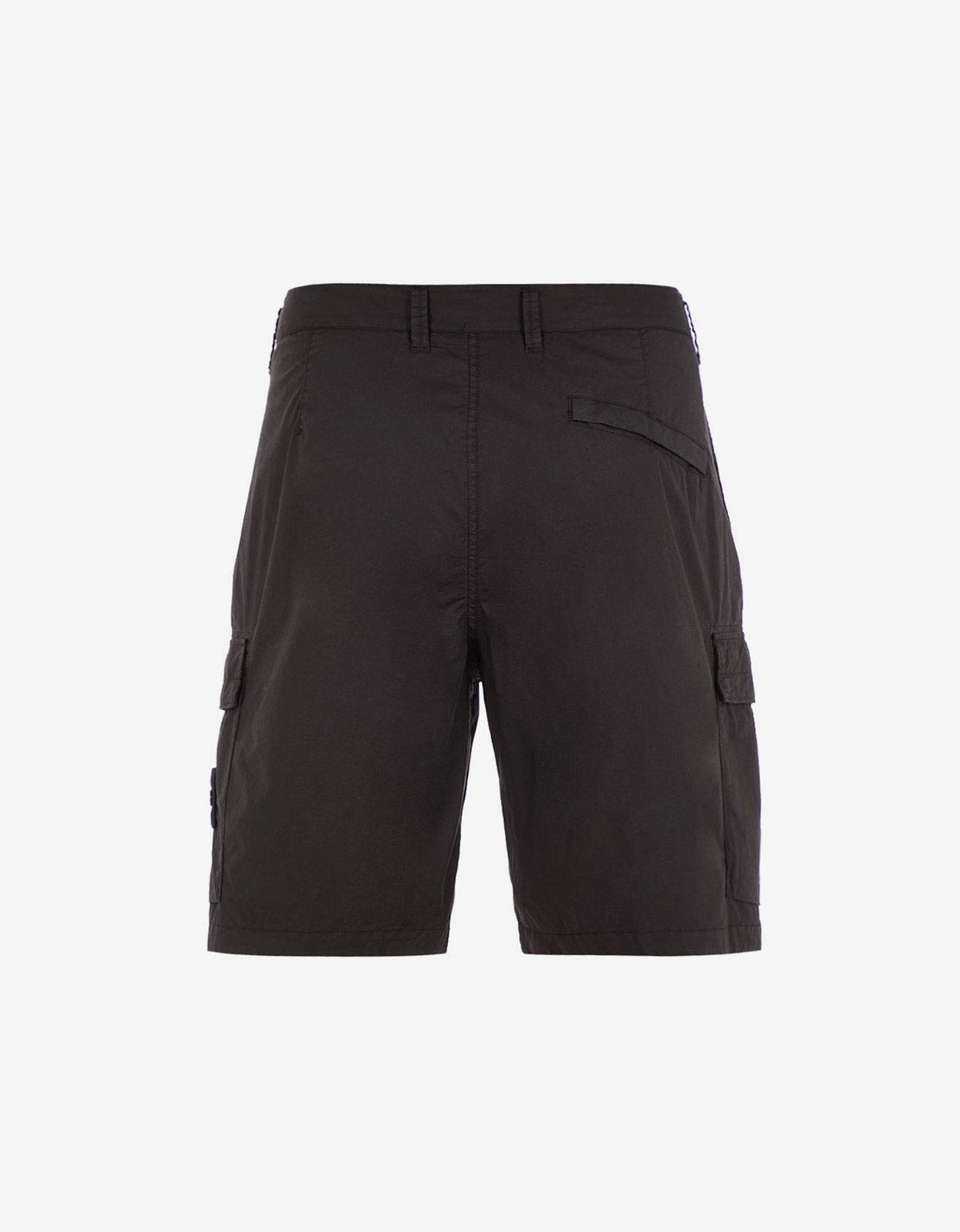 Stone Island Stone Island Black Cargo Bermuda Shorts