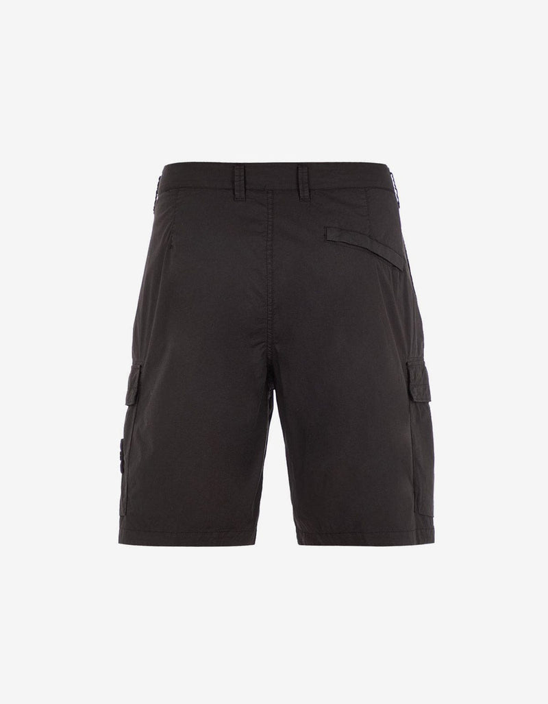 Stone Island Stone Island Black Cargo Bermuda Shorts