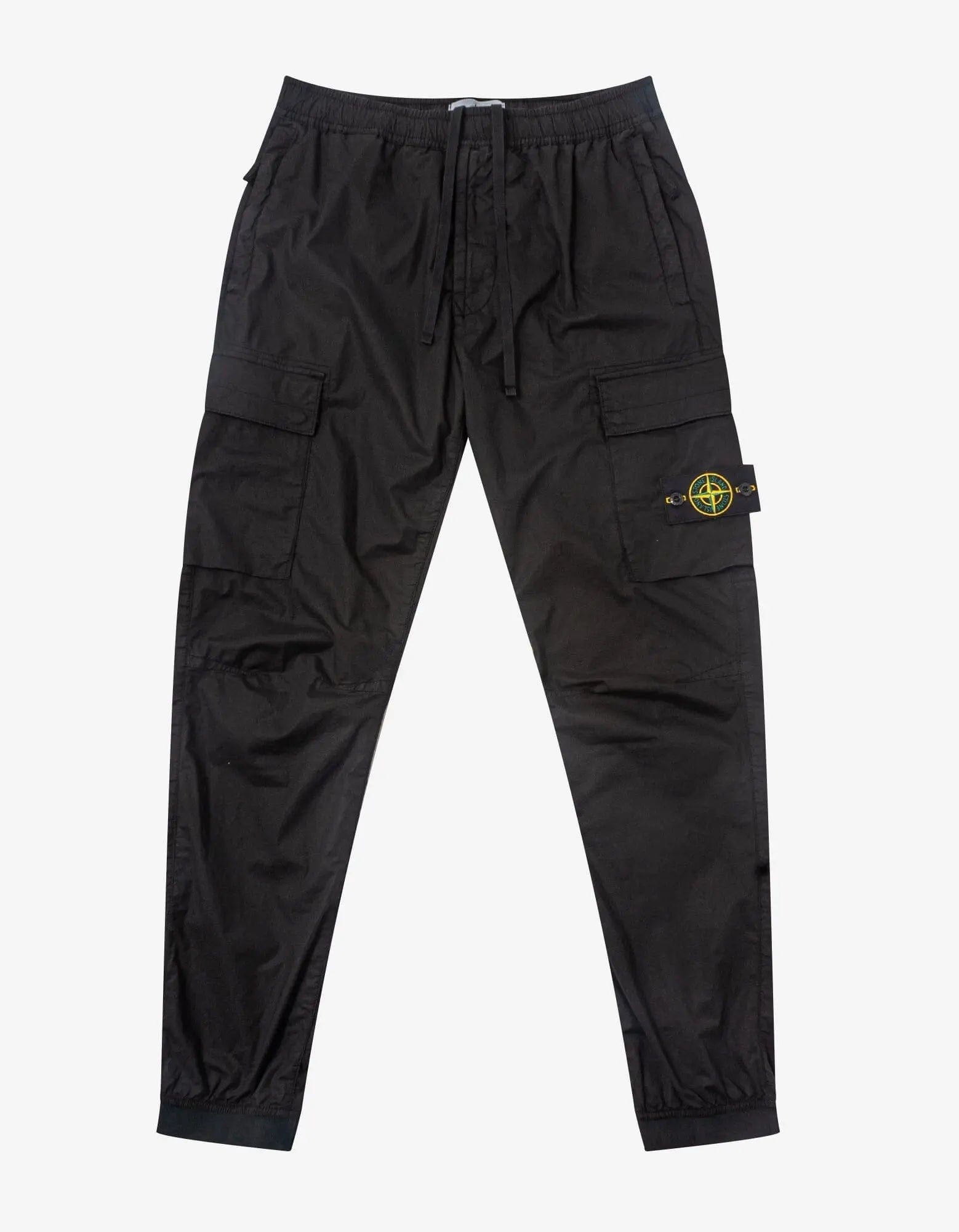 Stone island cargo trousers black discount