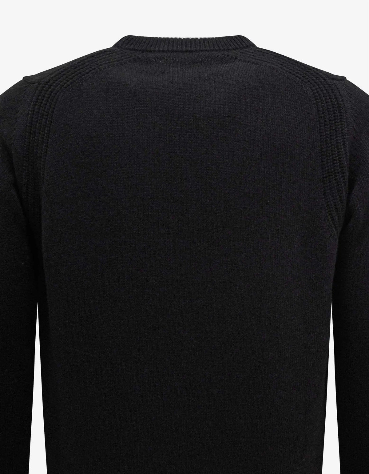 Stone Island Stone Island Black Compass Badge Wool Sweater